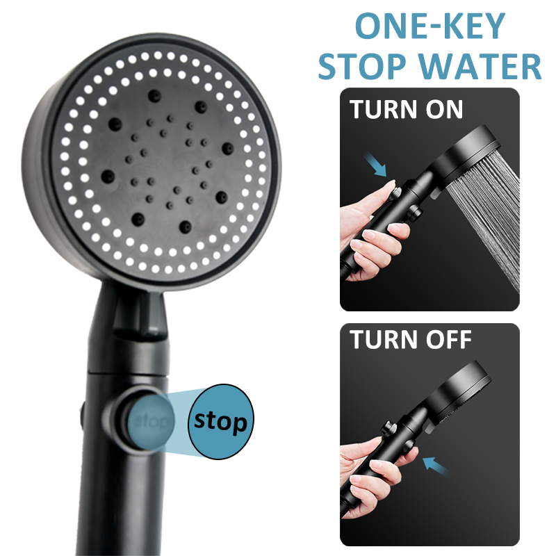 4x Showerenvy 3.0 5-Modes Pressurized Shower Head