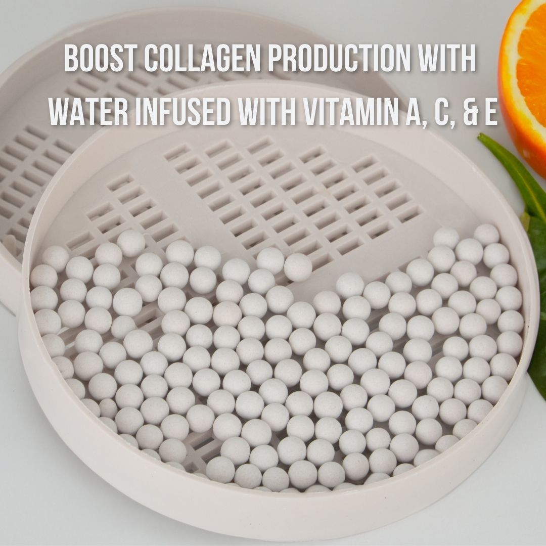 THE FILTERED SHOWERHEAD + VITAMIN INFUSED WATER