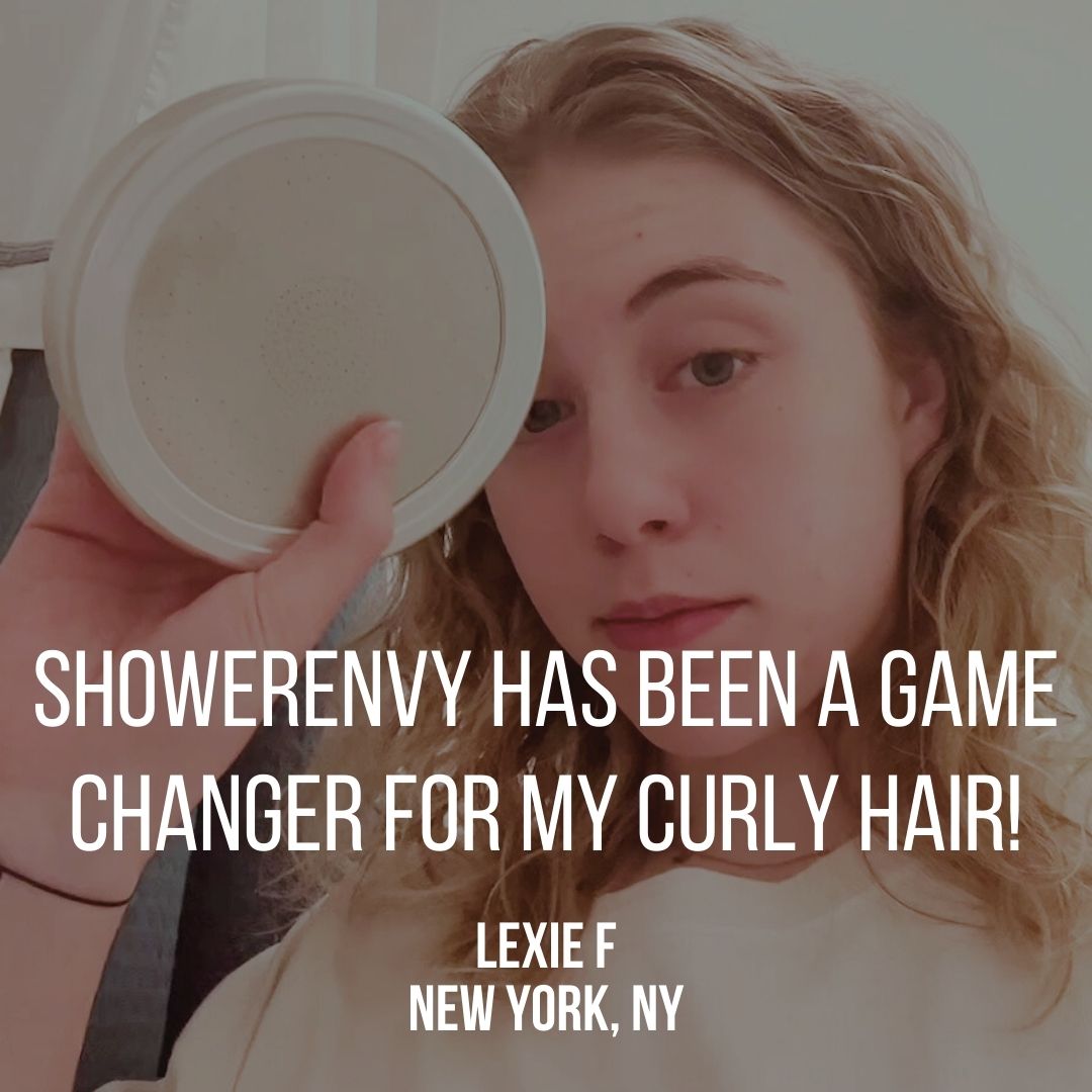 THE FILTERED SHOWERHEAD + VITAMIN INFUSED WATER