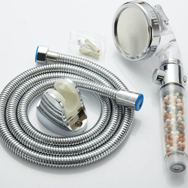 High-Pressure Water-Saving Mineral-Cleansing Shower Head