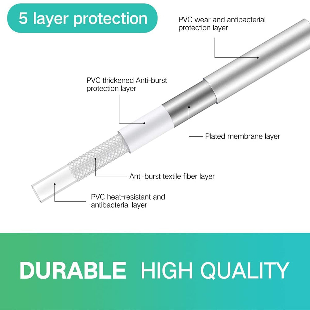 2.0 Premium Shower Hose (Leak Free, Anti rust)