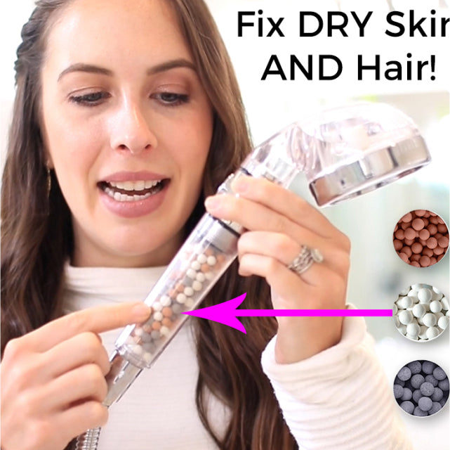 High-Pressure Water-Saving Mineral-Cleansing Shower Head