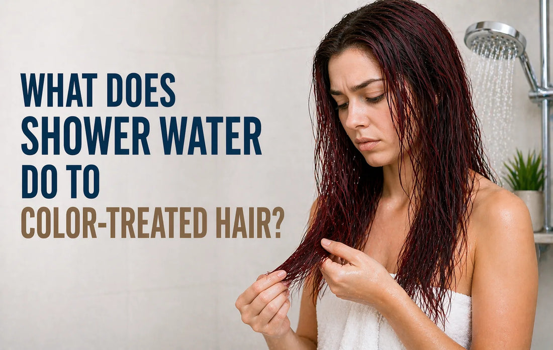 What Does Shower Water Do to Color-Treated Hair?