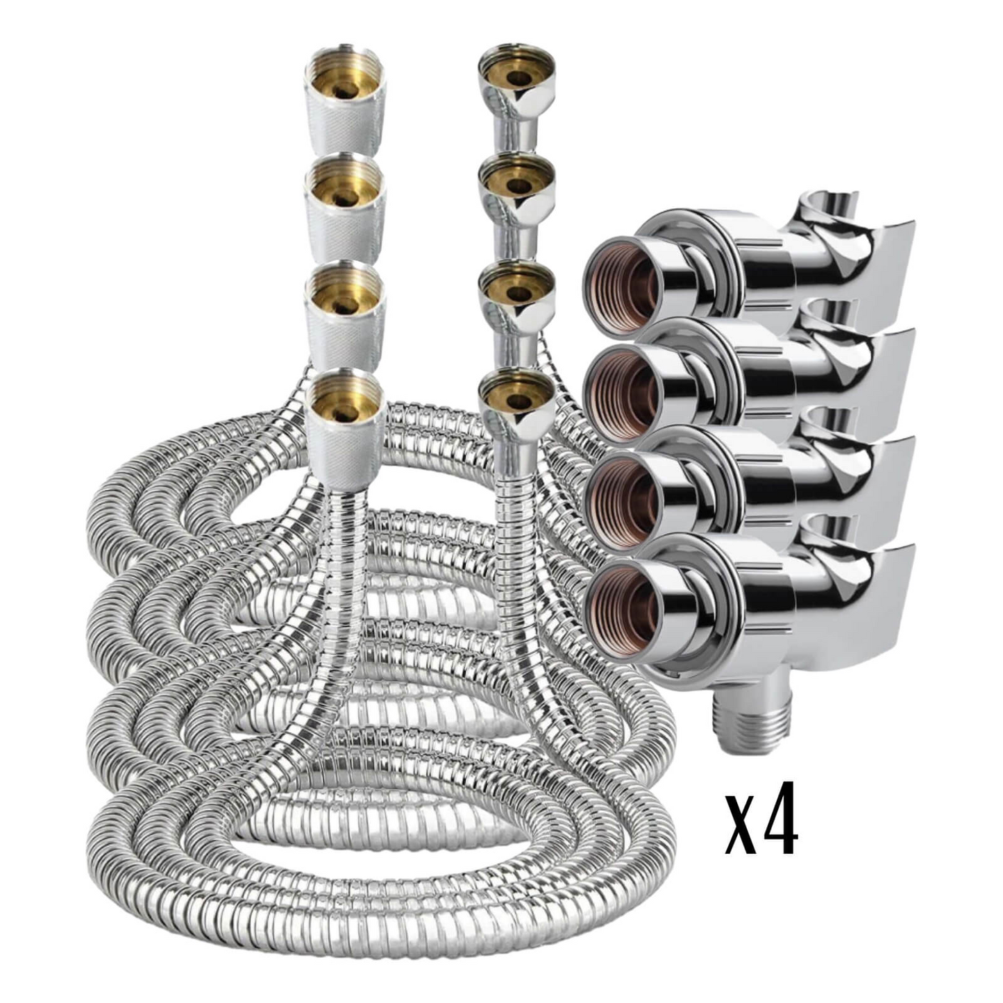 Premium Stainless Steel Hose And Holder