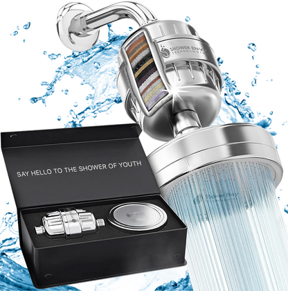 6x Showerenvy 5.0 Advanced Showerhead + Vitamin Infuser (2025)