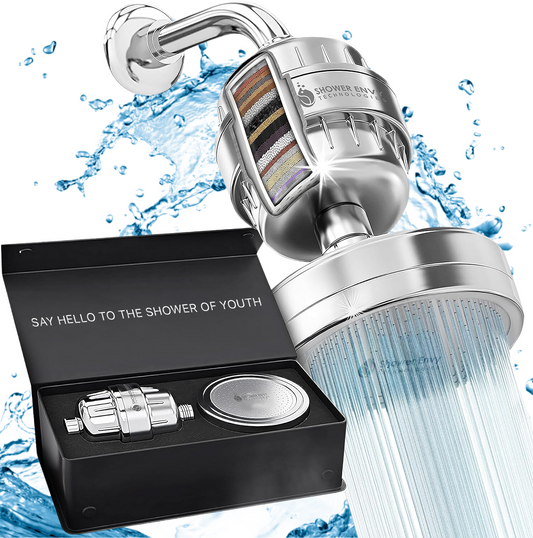 6x Showerenvy 5.0 Advanced Showerhead + Vitamin Infuser (2025)