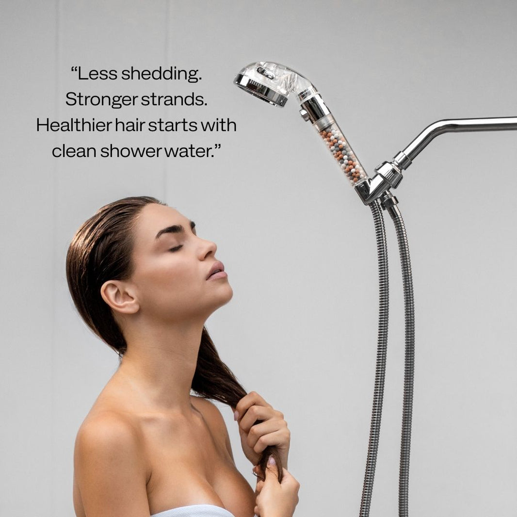 Curated visual reference: Visual Reference: Filtered Shower Head Collection