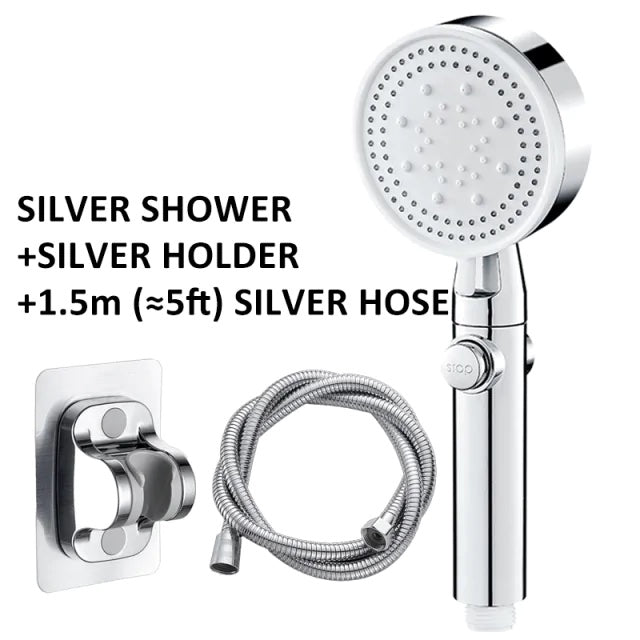 4x Showerenvy 3.0 5-Modes Pressurized Shower Head