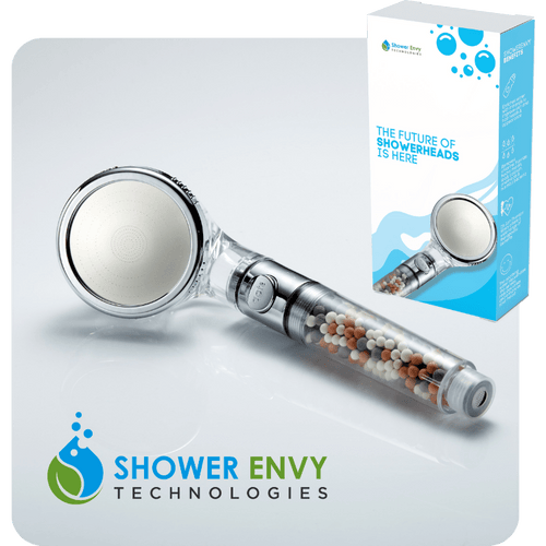 High-Pressure Water-Saving Mineral-Cleansing Shower Head