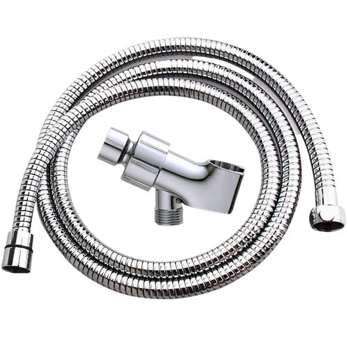2x Shower Hose + Holder - Offer1