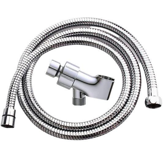 2x Shower Hose + Holder - Offer1