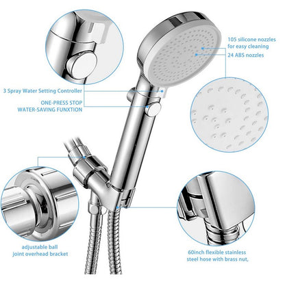 Showerenvy® 1.0 High Pressure Shower Head , Chrome Finish