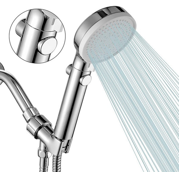 High Pressure Shower Head With Mineral Water Chrome Finish ShowerEnvy